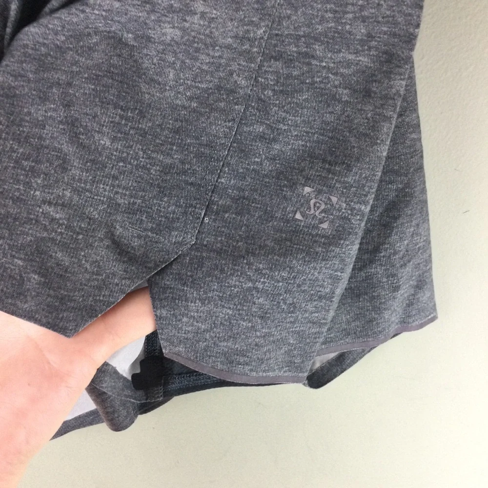 Lululemon Surge Linerless 5” Heather Deep Coal Swift Ultra Shorts Size Small